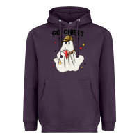 Plum go chiefs boujee sports ghost stanley Heavyweight Hoodie - MaliasSmallBusiness