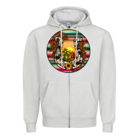 Dove Grey horseshoe circle Zipper Hoodie - JahusDesignShop