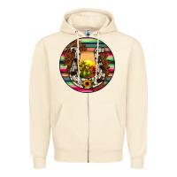 Sandshell horseshoe circle Zipper Hoodie - JahusDesignShop