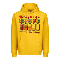 Lemon Battery Life Of A Bus Driver Premium Hoodie - BundleAndBundleShop