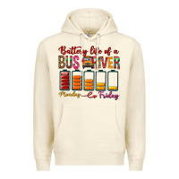 Sandshell Battery Life Of A Bus Driver Premium Hoodie - BundleAndBundleShop