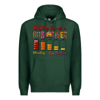 Sports Green Battery Life Of A Bus Driver Premium Hoodie - BundleAndBundleShop