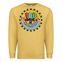 Antique Gold 100 days of school Premium Sweatshirt - MaliasSmallBusiness
