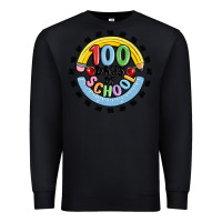 Black 100 days of school Premium Sweatshirt - MaliasSmallBusiness