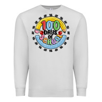 Dove Grey 100 days of school Premium Sweatshirt - MaliasSmallBusiness