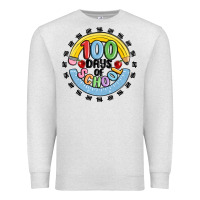 Oatmeal Heather 100 days of school Premium Sweatshirt - MaliasSmallBusiness