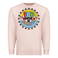 Pale Pink 100 days of school Premium Sweatshirt - MaliasSmallBusiness