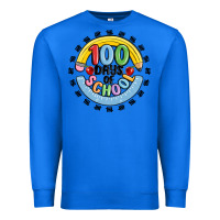True Royal 100 days of school Premium Sweatshirt - MaliasSmallBusiness