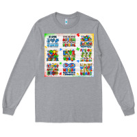 Heather Grey autism Long Sleeve Tee - JahusDesignShop