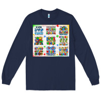 Navy autism Long Sleeve Tee - JahusDesignShop