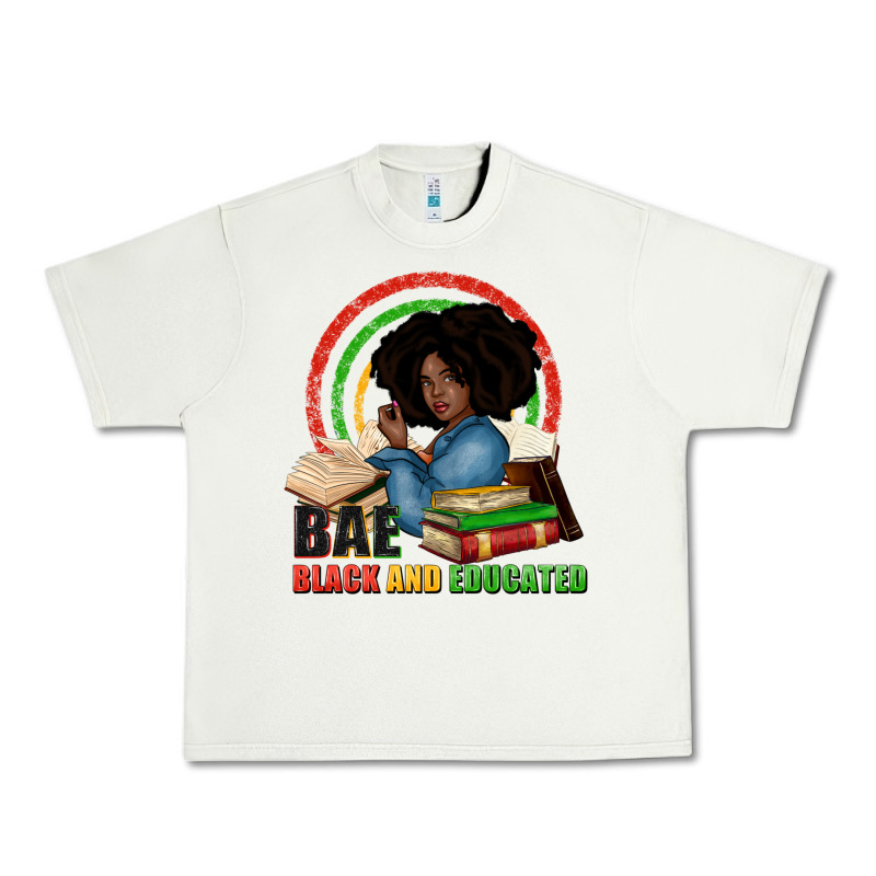 Bae Black And Educated Urban Heavy Tee by Zillion Design Studio | Teevron