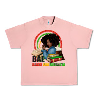 Salmon Bae black and educated Urban Heavy Tee - Zillion Design Studio