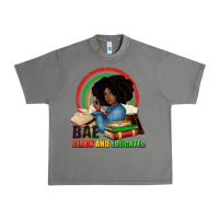 Tornado Bae black and educated Urban Heavy Tee - Zillion Design Studio