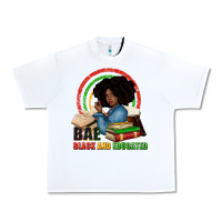 White Bae black and educated Urban Heavy Tee - Zillion Design Studio