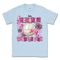 Dusty Blue in october we wear pink volleyball Classic Tee - AdoDesignShop