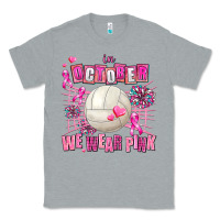 Heather Grey in october we wear pink volleyball Classic Tee - AdoDesignShop