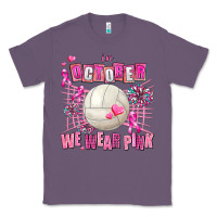 Lavender in october we wear pink volleyball Classic Tee - AdoDesignShop