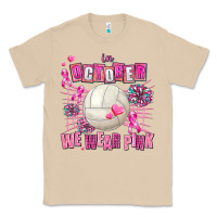 Mushroom in october we wear pink volleyball Classic Tee - AdoDesignShop