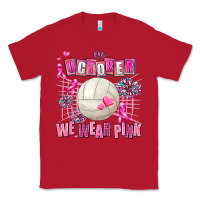 Red in october we wear pink volleyball Classic Tee - AdoDesignShop