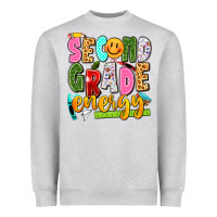 Heather Grey second grade energy Heavyweight Sweatshirt - texasbilliewilder