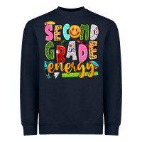 Navy second grade energy Heavyweight Sweatshirt - texasbilliewilder