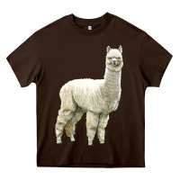Chocolate Brown Alpaca Heavy Core Tee - LillyAllenDesigns