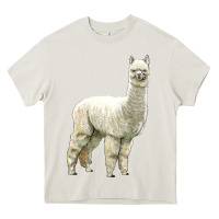 Cream Alpaca Heavy Core Tee - LillyAllenDesigns