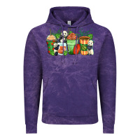 Cloud Purple panda coffee cups Vintage Hoodie - Zillion Design Studio