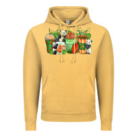 Vintage Mustard panda coffee cups Vintage Hoodie - Zillion Design Studio