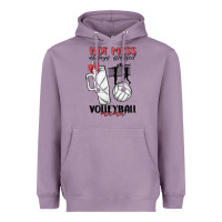 Lavender hot mess always stressed volleyball mama Heavyweight Hoodie - MaliasSmallBusiness