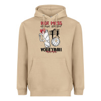 Mushroom hot mess always stressed volleyball mama Heavyweight Hoodie - MaliasSmallBusiness