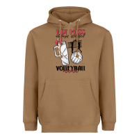 Toasted Coconut hot mess always stressed volleyball mama Heavyweight Hoodie - MaliasSmallBusiness