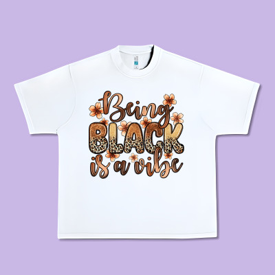 Being Black Is A Vibe Urban Heavy Tee Designed By Zillion Design Studio