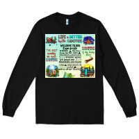Black life is better by the campfire Long Sleeve Tee - JahusDesignShop