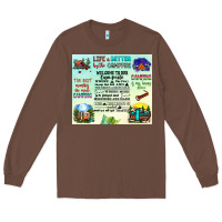 Chestnut life is better by the campfire Long Sleeve Tee - JahusDesignShop