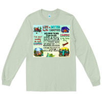 Matcha life is better by the campfire Long Sleeve Tee - JahusDesignShop