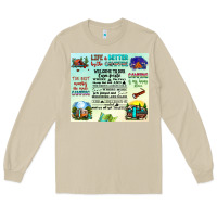 Mushroom life is better by the campfire Long Sleeve Tee - JahusDesignShop