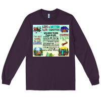 Plum life is better by the campfire Long Sleeve Tee - JahusDesignShop