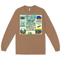 Toasted Coconut life is better by the campfire Long Sleeve Tee - JahusDesignShop