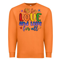 Carrot all for love and love for all Premium Sweatshirt - MaliasSmallBusiness