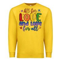 Lemon all for love and love for all Premium Sweatshirt - MaliasSmallBusiness