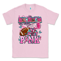 Bubblegum Pink in october we wear cheer pink football Classic Tee - AdoDesignShop