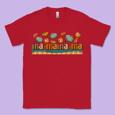 Fall Mama Libbey Glass Classic Tee Designed By Bundleandbundleshop