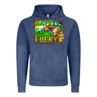 Vintage Denim Happy Go Lucky Goat Vintage Hoodie - RanaPortraitStore