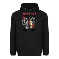 Black hot mess always stressed race mama Heavyweight Hoodie - MaliasSmallBusiness