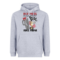 Heather Grey hot mess always stressed race mama Heavyweight Hoodie - MaliasSmallBusiness