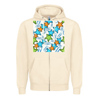 Sandshell stars school seamless pattern Zipper Hoodie - BundleAndBundleShop