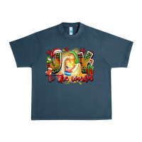 Midnight Navy joy to the world Urban Heavy Tee - texasbilliewilder