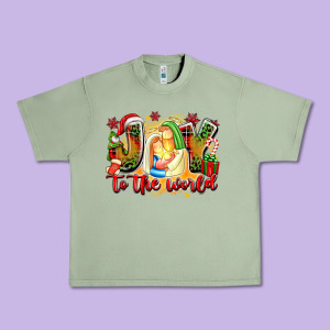 Joy To The World Urban Heavy Tee Designed By Texasbilliewilder