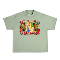 Oil Green joy to the world Urban Heavy Tee - texasbilliewilder